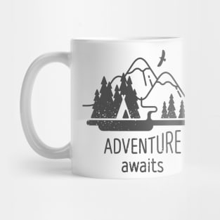 Adventure awaits Mug